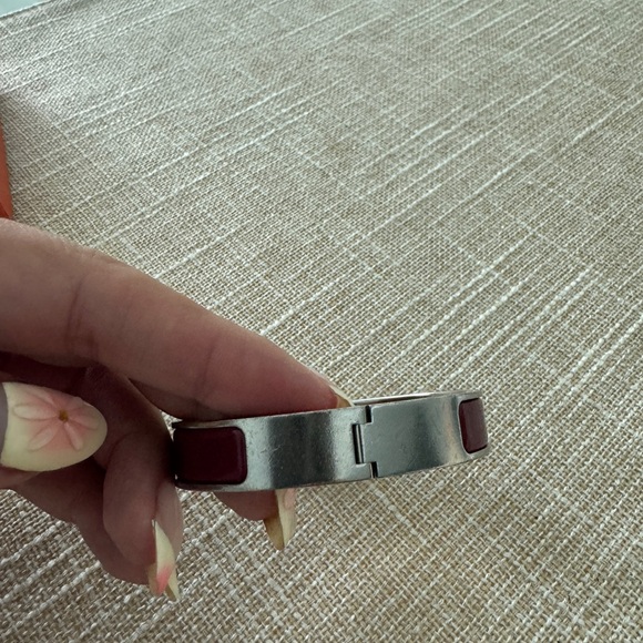 Hermes Enamel Narrow Clic HH Bracelet - Picture 4 of 5